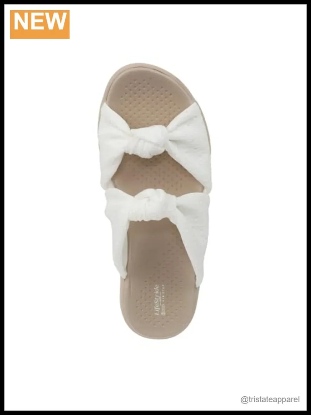 Slide Sandal with FreeFoam Cushioning Arch Support Slip-On Casual Everyday